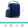 imageFit ampamp Fresh DIY Sticker Lunch Bag For Kids Insulated Lunch Box For Kids Boys ampamp Girls With 3 Matching Snack Containers ampamp 2 Sticker Sets School Lunch Box BlackNavy