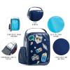 imageFit ampamp Fresh DIY Sticker Lunch Bag For Kids Insulated Lunch Box For Kids Boys ampamp Girls With 3 Matching Snack Containers ampamp 2 Sticker Sets School Lunch Box BlackNavy