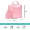 imageFit ampamp Fresh DIY Sticker Lunch Bag For Kids Insulated Lunch Box For Kids Boys ampamp Girls With 3 Matching Snack Containers ampamp 2 Sticker Sets School Lunch Box BlackPink