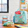 imageFit ampamp Fresh DIY Sticker Lunch Bag For Kids Insulated Lunch Box For Kids Boys ampamp Girls With 3 Matching Snack Containers ampamp 2 Sticker Sets School Lunch Box BlackBlack