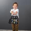 imageFit ampamp Fresh DIY Sticker Lunch Bag For Kids Insulated Lunch Box For Kids Boys ampamp Girls With 3 Matching Snack Containers ampamp 2 Sticker Sets School Lunch Box BlackBlack