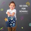 imageFit ampamp Fresh DIY Sticker Lunch Bag For Kids Insulated Lunch Box For Kids Boys ampamp Girls With 3 Matching Snack Containers ampamp 2 Sticker Sets School Lunch Box BlackNavy