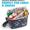 imageFit ampamp Fresh Dinosaur Insulated Lunch Box BPAFree Leakproof Water Resistant Large Capacity Thermal Insulation Reusable Snack Bags Durable PolyesterAstronaut