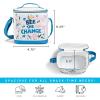 imageFit ampamp Fresh Dinosaur Insulated Lunch Box BPAFree Leakproof Water Resistant Large Capacity Thermal Insulation Reusable Snack Bags Durable PolyesterBee The Change