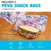 imageFit ampamp Fresh Dinosaur Insulated Lunch Box BPAFree Leakproof Water Resistant Large Capacity Thermal Insulation Reusable Snack Bags Durable PolyesterTie Dye