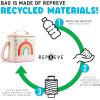 imageFit ampamp Fresh Dinosaur Insulated Lunch Box BPAFree Leakproof Water Resistant Large Capacity Thermal Insulation Reusable Snack Bags Durable PolyesterRainbow