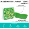 imageFit ampamp Fresh Dinosaur Lunch Box Polyester Unisex 3Avocado