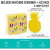 imageFit ampamp Fresh Dinosaur Lunch Box Polyester Unisex 3Pineapple Kit