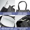 imageFit ampamp Fresh Womens Insulated Lunch Bag for Work Large Lunch Box With 3 SnapLid Containers Zipper StainResistant Copley Kit GrayBlack Cheetah
