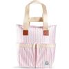 imageFit ampamp Fresh Large Insulated Cooler Bag 1120 cu in BampampW Stripe Polyester 11 x 5 x 10 inBlush Vineyard Stripe