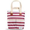 imageFit ampamp Fresh Large Insulated Cooler Bag 1120 cu in BampampW Stripe Polyester 11 x 5 x 10 inMerlot Stripe