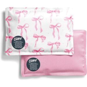 imageCool Coolers by Fit ampamp Fresh 2 Pack Soft Ice Flexible Stretch Nylon Reusable Ice Packs for Lunch Boxes ampamp Coolers Unicorn StripePink Bows