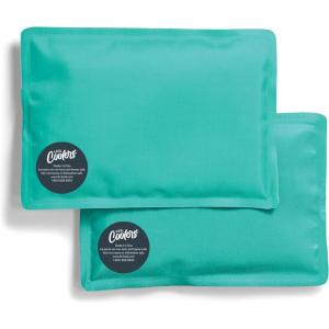 imageCool Coolers by Fit ampamp Fresh 2 Pack Soft Ice Flexible Stretch Nylon Reusable Ice Packs for Lunch Boxes ampamp Coolers Unicorn StripeTeal
