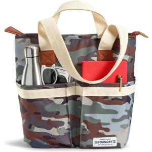 imageFit ampamp Fresh Large Insulated Cooler Bag 1120 cu in BampampW Stripe Polyester 11 x 5 x 10 inCamo