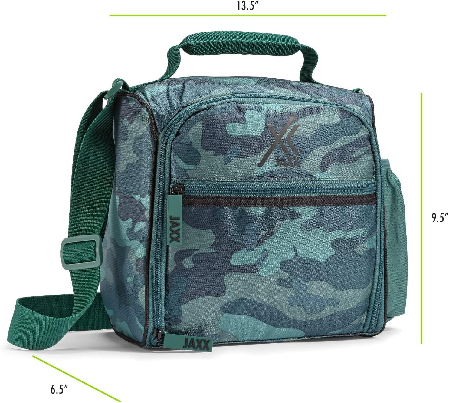 imageFit ampamp Fresh BREE Meal Prep Lunch Box With Containers Ice Pack and Shaker Bottle For Men and Women 6pc Meal Prep Kit Lunch Bag With Containers Included NavyCamo Pine