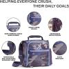 imageFit ampamp Fresh BREE Meal Prep Lunch Box With Containers Ice Pack and Shaker Bottle For Men and Women 6pc Meal Prep Kit Lunch Bag With Containers Included NavyCamo Plum