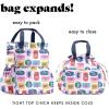 imageFit ampamp Fresh Cromwell Drawstring Lunch Bag for Women Complete Lunch Set with 2 Containers StainResistant LeakResistant Back to School Essential Teacher Lunchbox Sage Floral ToileAssorted Sardine Cans