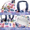 imageFit ampamp Fresh Cromwell Drawstring Lunch Bag for Women Complete Lunch Set with 2 Containers StainResistant LeakResistant Back to School Essential Teacher Lunchbox Sage Floral ToileAssorted Sardine Cans