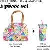 imageFit ampamp Fresh Lunch Bag For Women Insulated Womens Lunch Bag For Work Leakproof ampamp StainResistant Large Lunch Box For Women With Bottle Pocket Long Straps Zipper Closure Laketown Bag Fruit TumblerFruit