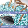 imageFit ampamp Fresh Lunch Bag For Women Insulated Womens Lunch Bag For Work Leakproof ampamp StainResistant Large Lunch Box For Women With Bottle Pocket Long Straps Zipper Closure Laketown Bag Fruit TumblerAqua