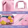 imageFit ampamp Fresh Neoprene Lunch Bag For Women Insulated Womens Lunch Bag For Work Tear ampamp Stain Resistant Large Lunch Box For Women With Containers and Ice Machine Washable Remi Bag Dark ChocolatePink