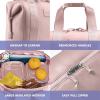 imageFit ampamp Fresh Neoprene Lunch Bag For Women Insulated Womens Lunch Bag For Work Tear ampamp Stain Resistant Large Lunch Box For Women With Containers and Ice Machine Washable Remi Bag Dark ChocolateMauve