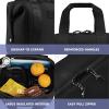 imageFit ampamp Fresh Neoprene Lunch Bag For Women Insulated Womens Lunch Bag For Work Tear ampamp Stain Resistant Large Lunch Box For Women With Containers and Ice Machine Washable Remi Bag Dark ChocolateBlack
