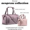 imageFit ampamp Fresh Neoprene Lunch Bag For Women Insulated Womens Lunch Bag For Work Tear ampamp Stain Resistant Large Lunch Box For Women With Containers and Ice Machine Washable Remi Bag Dark ChocolateMauve