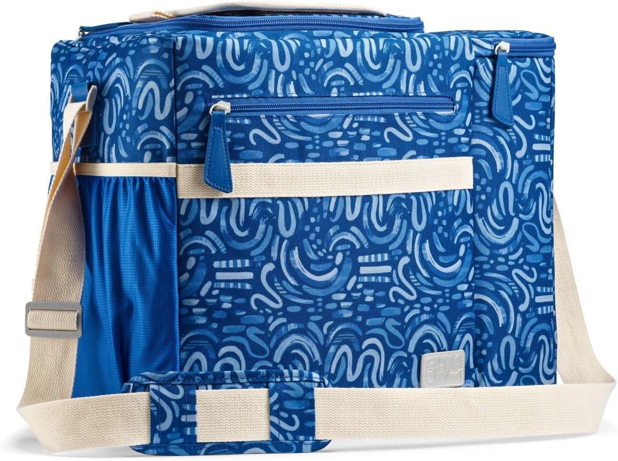 imageFit ampamp Fresh Soft Cooler Bag  Insulated Waterproof Wine Carrier and 24 Can Cooler for Men and Women Beach UseBlue