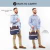 imageFit ampamp Fresh Foundry Soft Cooler Bag Insulated Leak Proof 12 Can Small Soft Sided Cooler Bag for Men and Women Portable Travel ampamp Beach Cooler Bag with Removable Hard Liner Stain ResistantNavy