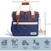 imageFit ampamp Fresh Foundry Soft Cooler Bag Insulated Leak Proof 12 Can Small Soft Sided Cooler Bag for Men and Women Portable Travel ampamp Beach Cooler Bag with Removable Hard Liner Stain ResistantNavy