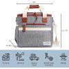 imageFit ampamp Fresh Foundry Soft Cooler Bag Insulated Leak Proof 12 Can Small Soft Sided Cooler Bag for Men and Women Portable Travel ampamp Beach Cooler Bag with Removable Hard Liner Stain ResistantSteel