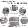 imageFit ampamp Fresh Foundry Soft Cooler Bag Insulated Leak Proof 12 Can Small Soft Sided Cooler Bag for Men and Women Portable Travel ampamp Beach Cooler Bag with Removable Hard Liner Stain ResistantSteel