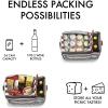 imageFit ampamp Fresh Soft Cooler Bag  Insulated Waterproof Wine Carrier and 24 Can Cooler for Men and Women Beach UseBlack  White