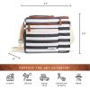 imageFit ampamp Fresh Soft Cooler Bag  Insulated Waterproof Wine Carrier and 24 Can Cooler for Men and Women Beach UseBlack  White