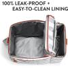 imageFit ampamp Fresh Soft Cooler Bag  Insulated Waterproof Wine Carrier and 24 Can Cooler for Men and Women Beach UseGrey Stripe