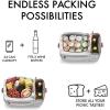 imageFit ampamp Fresh Soft Cooler Bag  Insulated Waterproof Wine Carrier and 24 Can Cooler for Men and Women Beach UseGrey Stripe