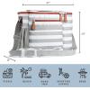 imageFit ampamp Fresh Soft Cooler Bag  Insulated Waterproof Wine Carrier and 24 Can Cooler for Men and Women Beach UseGrey Stripe