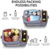imageFit ampamp Fresh Soft Cooler Bag  Insulated Waterproof Wine Carrier and 24 Can Cooler for Men and Women Beach UseNavy  White Stripe