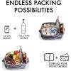 imageFit ampamp Fresh Soft Cooler Bag  Insulated Waterproof Wine Carrier and 24 Can Cooler for Men and Women Beach UseNavy Stripe