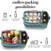 imageFit ampamp Fresh Soft Cooler Bag  Insulated Waterproof Wine Carrier and 24 Can Cooler for Men and Women Beach UsePineapple