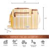 imageFit ampamp Fresh Soft Cooler Bag  Insulated Waterproof Wine Carrier and 24 Can Cooler for Men and Women Beach UseYellow