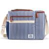 imageFit ampamp Fresh Soft Cooler Bag  Insulated Waterproof Wine Carrier and 24 Can Cooler for Men and Women Beach UseNavy  White Stripe