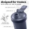 imageFit ampamp Fresh Shaker Bottle Leak Proof Sports Blender Bottle for Protein Mix For Women Durable Protein Shaker Cup 24 ozwith Unique Agitator for Smooth Mixing MauveMidnight Blue