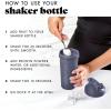 imageFit ampamp Fresh Shaker Bottle Leak Proof Sports Blender Bottle for Protein Mix For Women Durable Protein Shaker Cup 24 ozwith Unique Agitator for Smooth Mixing MauveMidnight Blue