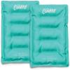 imageCool Coolers by Fit ampamp Fresh 2 Pack XL Soft Ice Packs for Cooler Flexible Stretch Nylon Lunch Box Ice Packs Large Reusable Freezer Packs Navy BlueTeal
