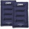 imageCool Coolers by Fit ampamp Fresh 2 Pack XL Soft Ice Packs for Cooler Flexible Stretch Nylon Lunch Box Ice Packs Large Reusable Freezer Packs Navy BlueMidnight Blue