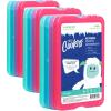 imageCool Coolers by Fit ampamp Fresh 4 Pack XL Slim Ice Packs Quick Freeze Space Saving Reusable Ice Packs for Lunch Boxes or Coolers PinkMulticolor 8 PK