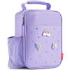 imageFit ampamp Fresh Charm Lunch Bag For Kids Thermal Insulated Lunch Box For Kids Boys ampamp Girls With Shoe Charm Slots For Personalization School Lunch Box Navy BluePurple