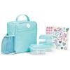 imageFit ampamp Fresh DIY Sticker Lunch Bag For Kids Insulated Lunch Box For Kids Boys ampamp Girls With 3 Matching Snack Containers ampamp 2 Sticker Sets School Lunch Box BlackTeal